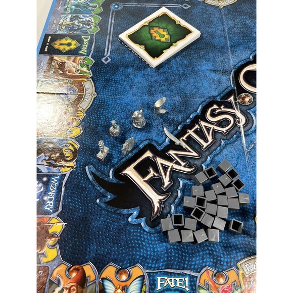 Fantasy Opoly Fantasy Board Game One Epic Quest Late for the Sky Complete - Picture 12 of 16